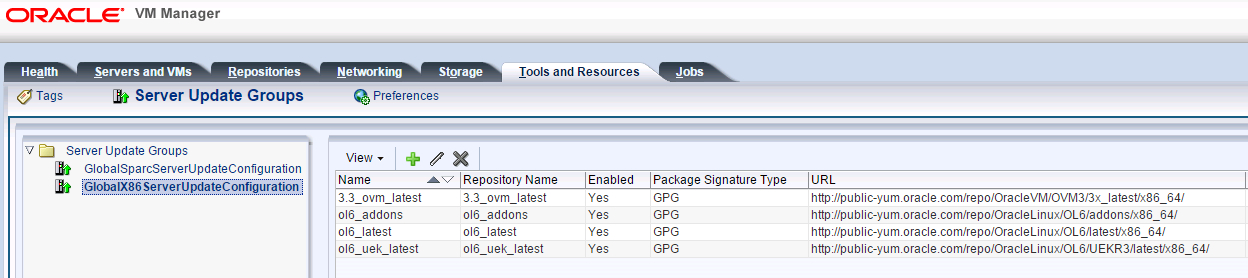 Oracle VM 3.3 YUM Repository konfigurieren